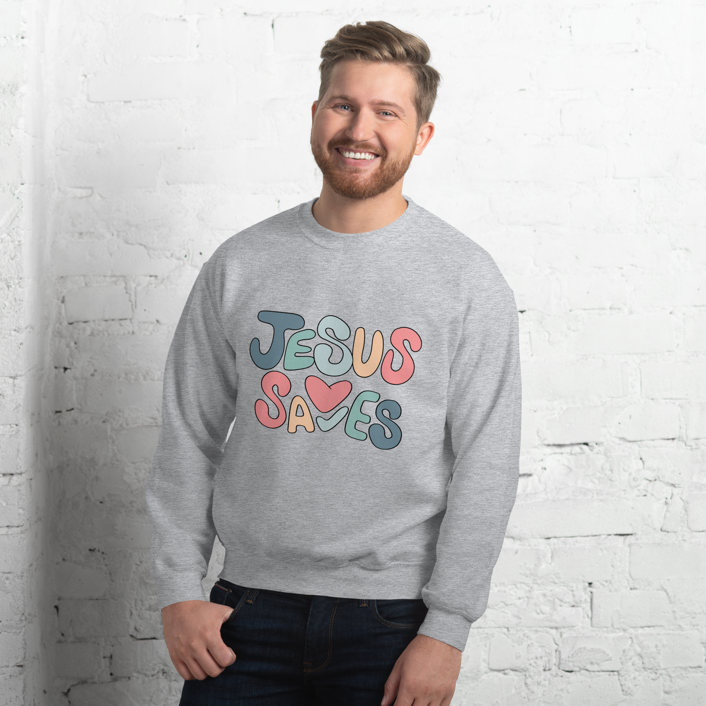 Jesus Saves Sweatshirt