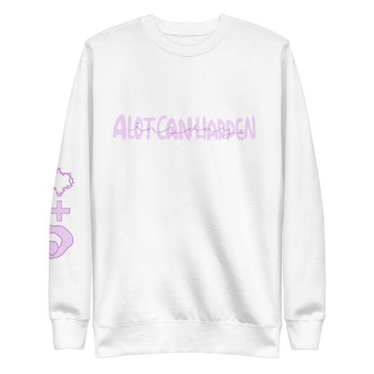 A Lot Can Happen Sweatshirt - Purple